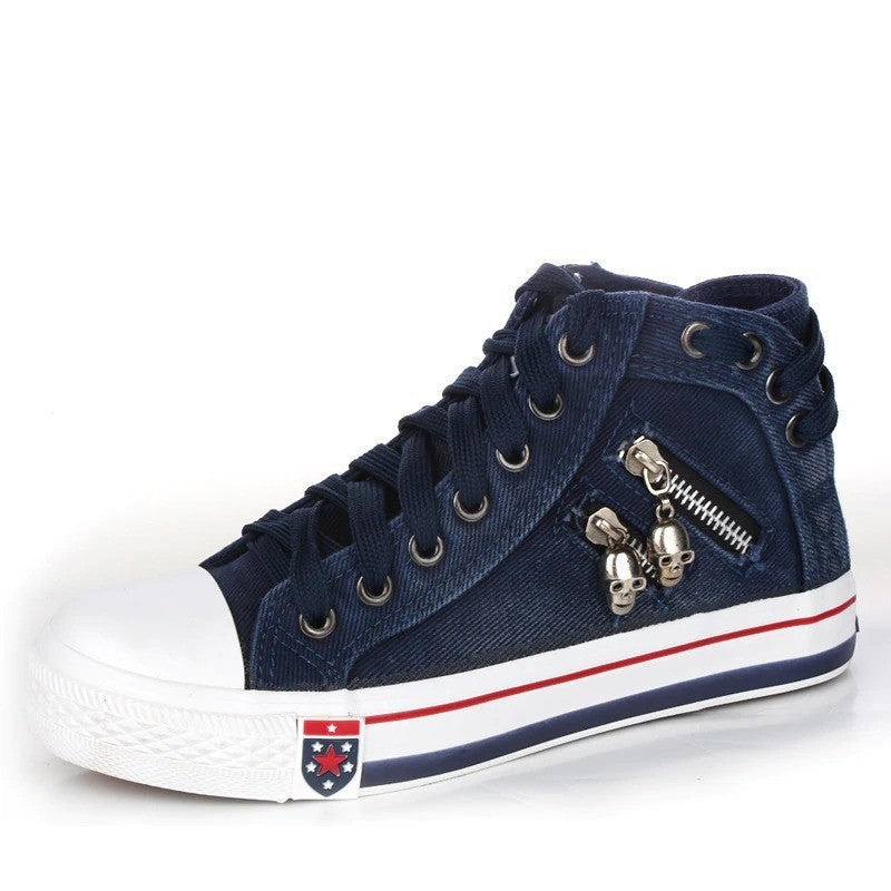 Valenzora | Breathable High Top Sneakers for Women in Plus Size