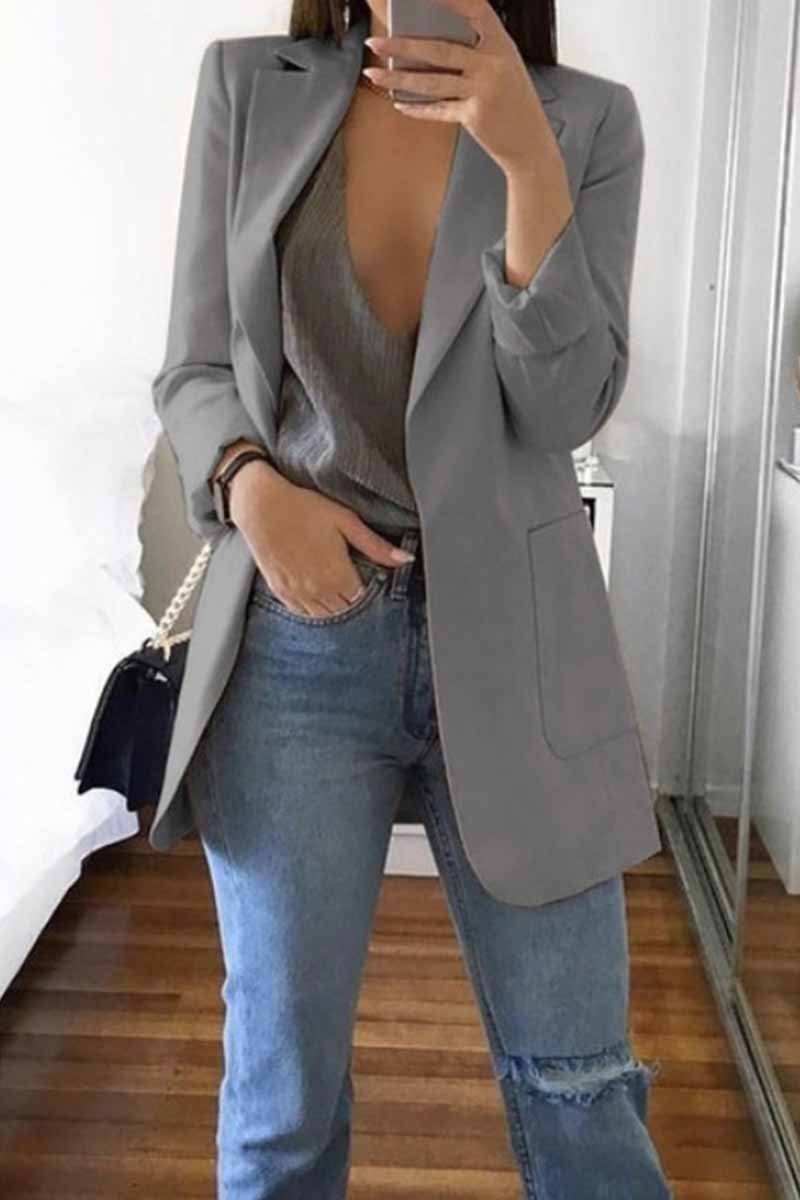 Valenzora | Comfortable long blazer