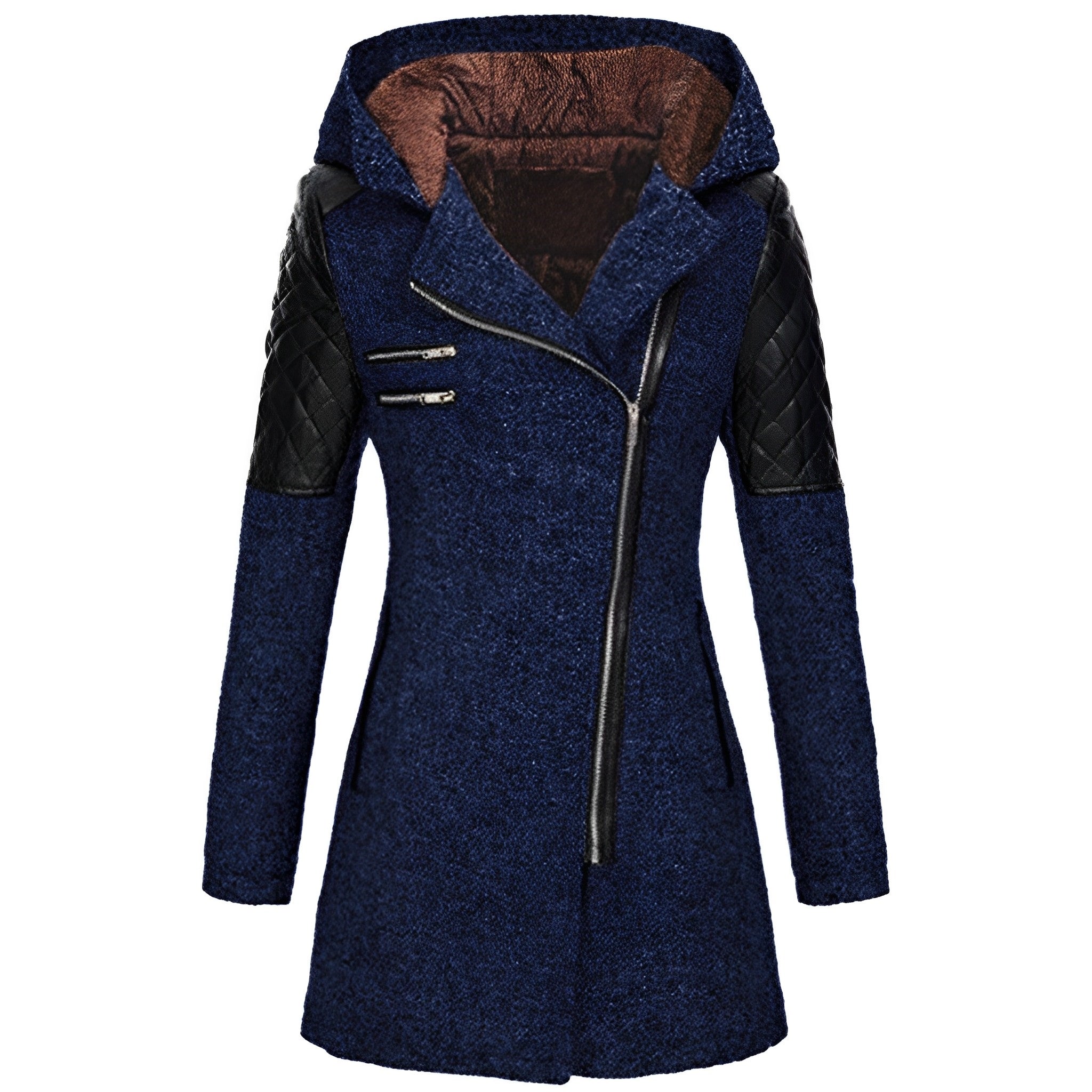 Valenzora | Winter Wool Trench Coat with Hood