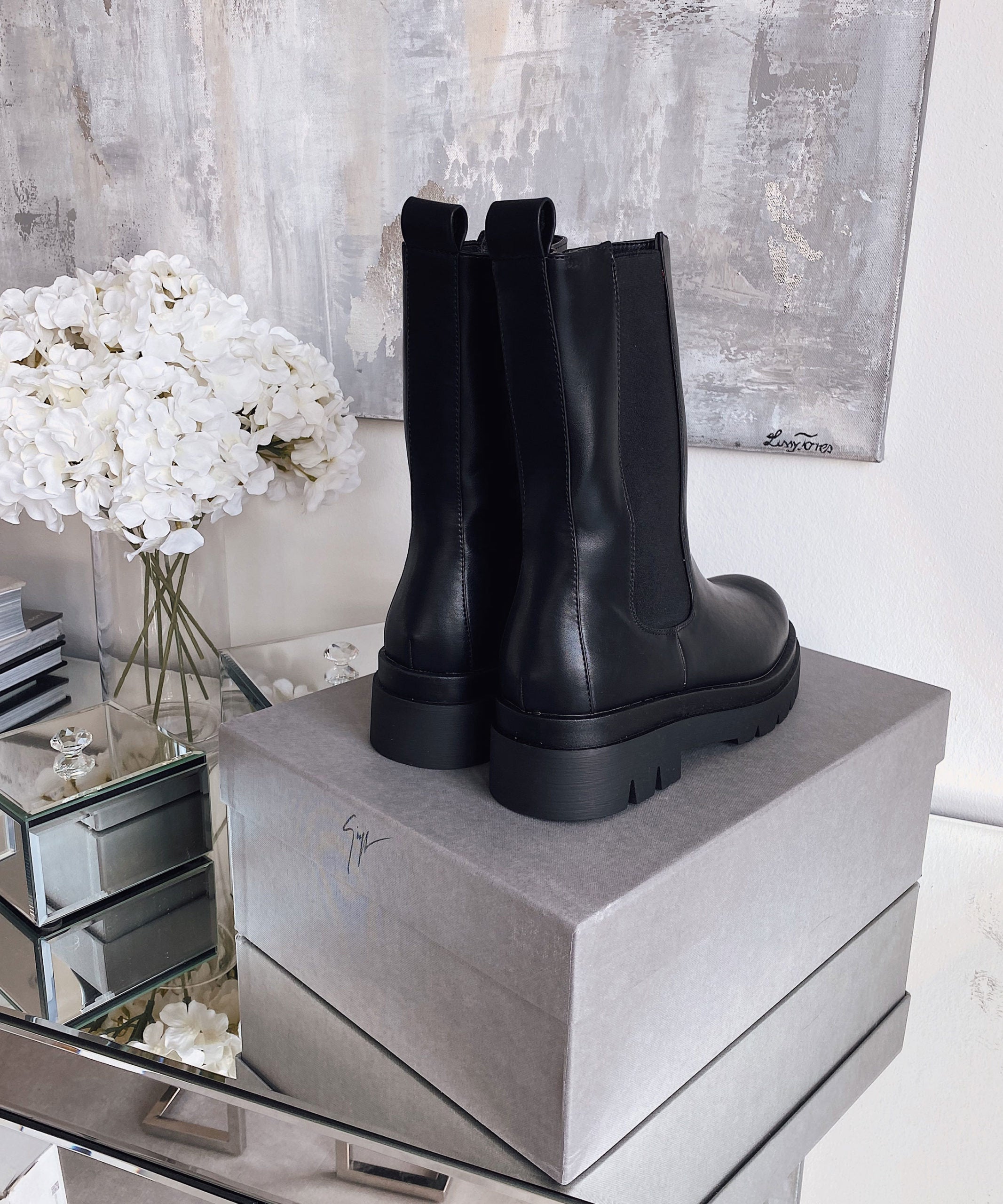 Long Black Boots