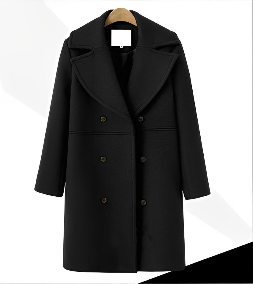 Valenzora | Warm and Long Wool Trench Coat