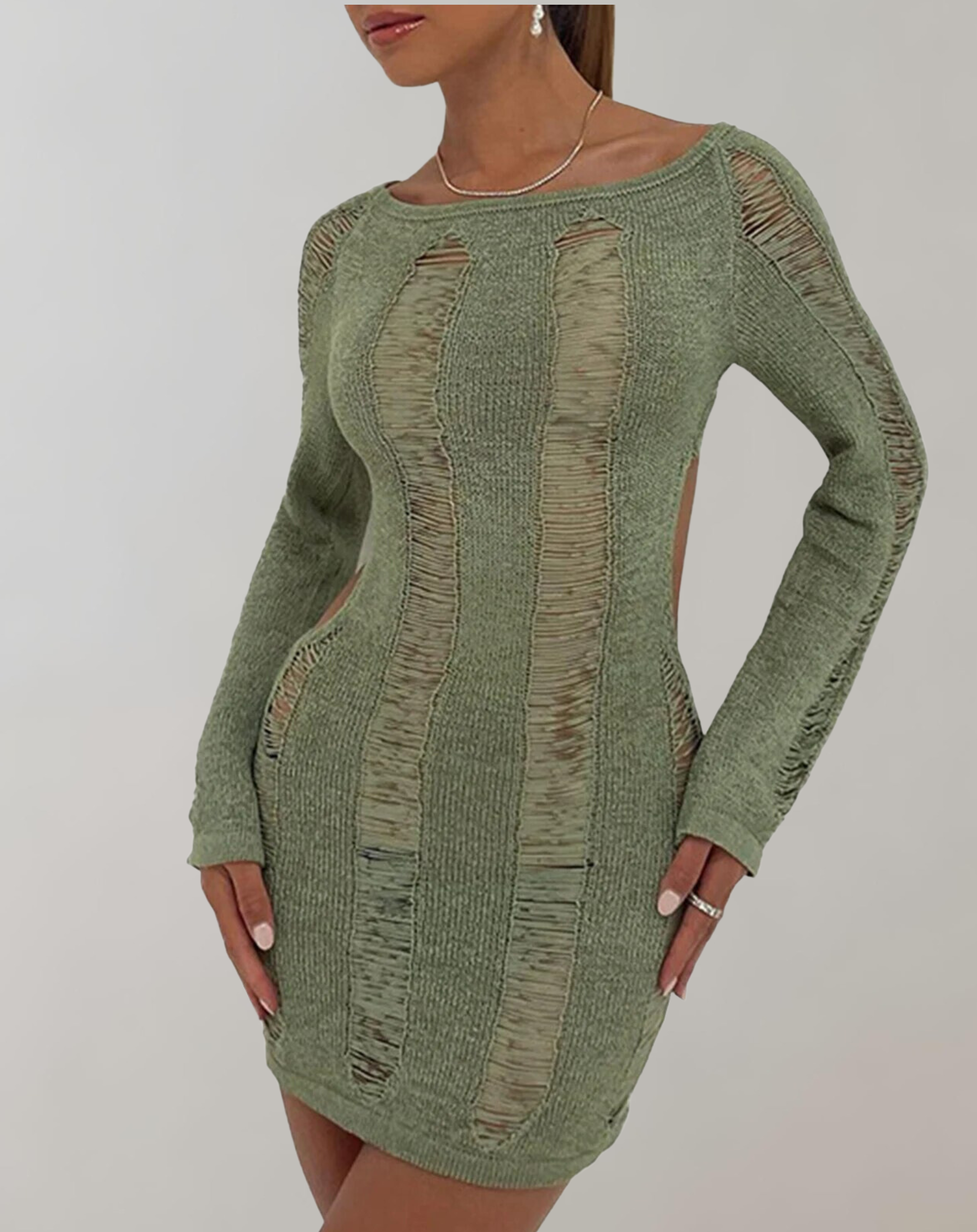 Valenzora – Langärmeliges Minikleid