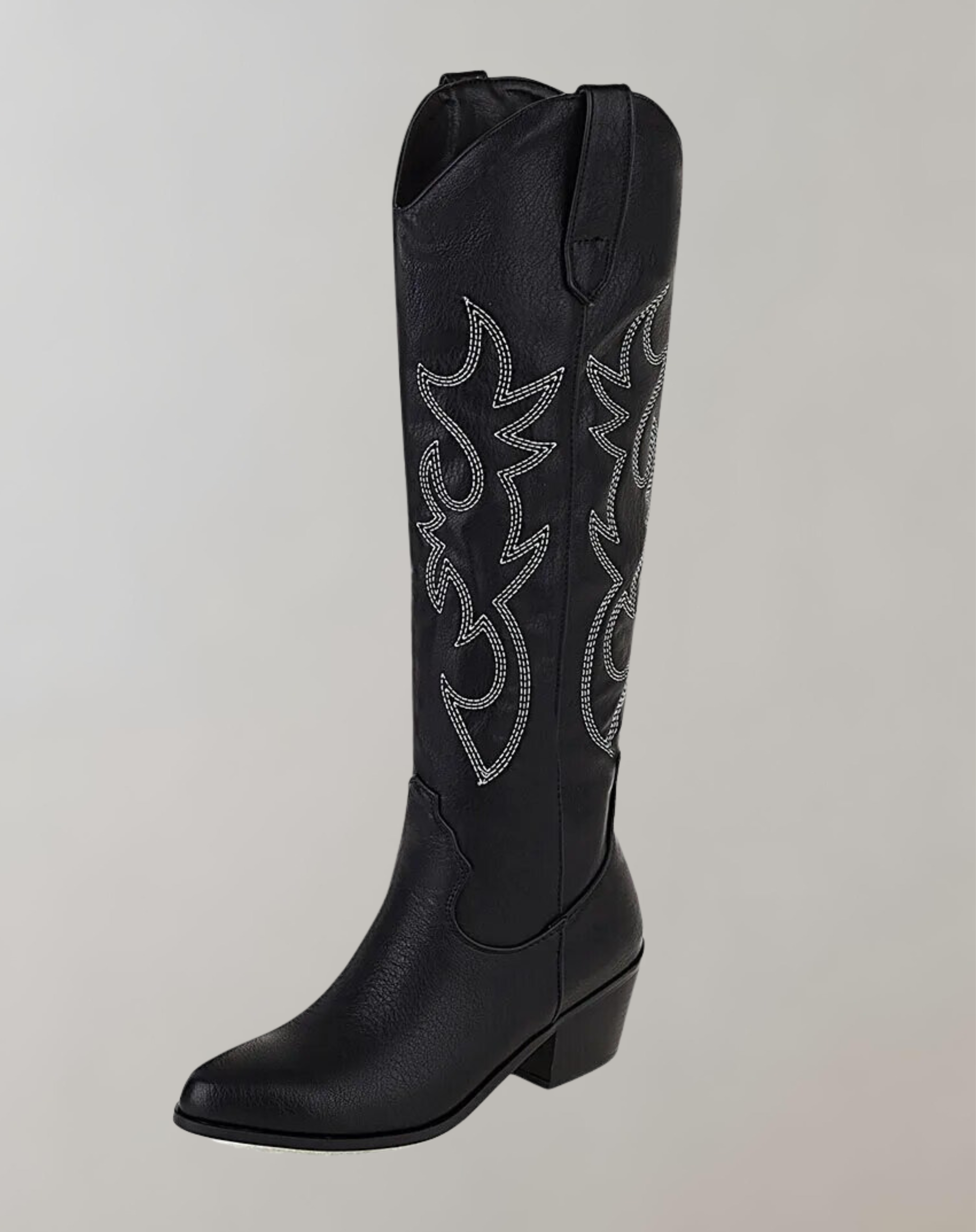Valenzora | Bestickte kniehohe Westernstiefel