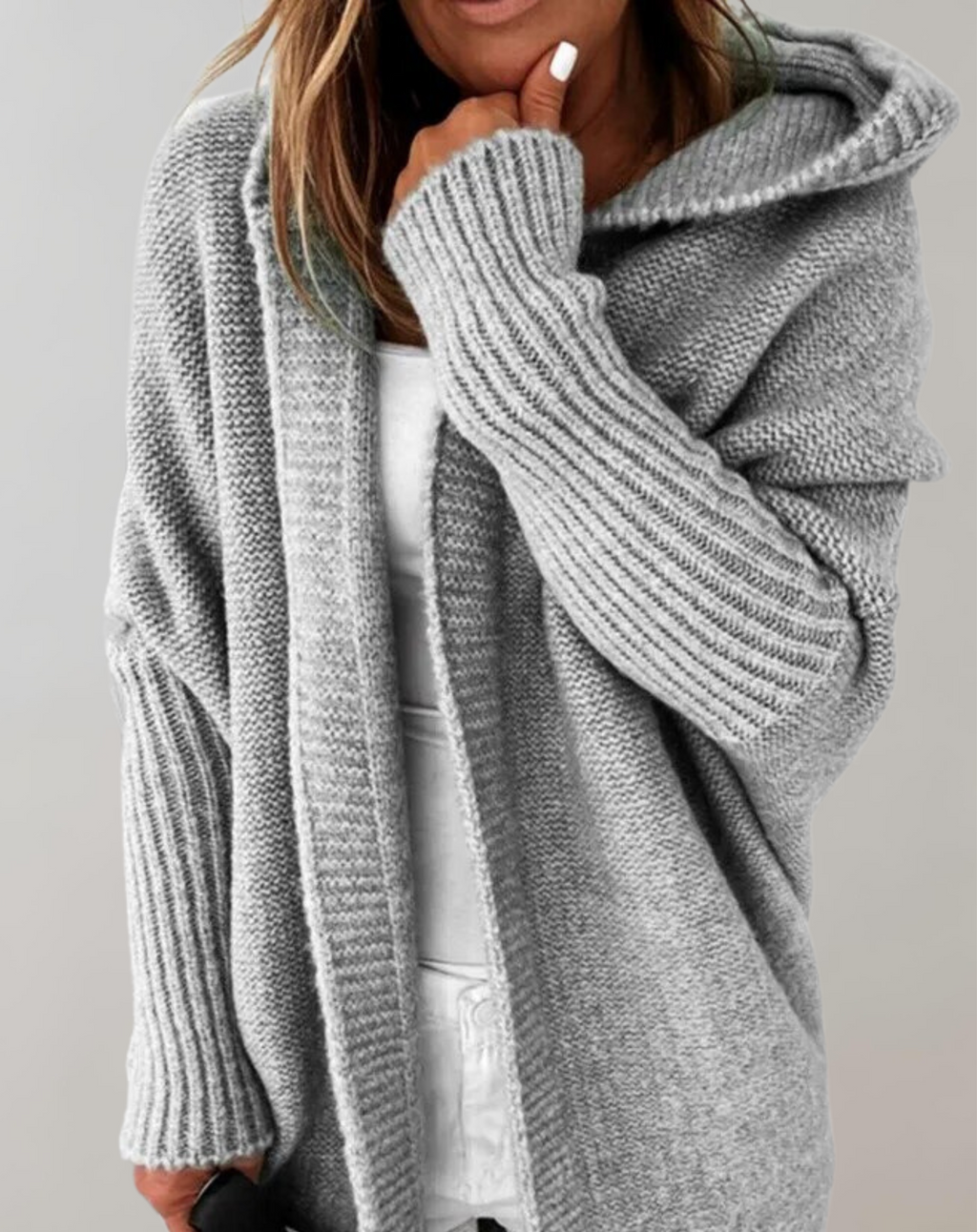 Valenzora | Strickjacke Long Cardigan