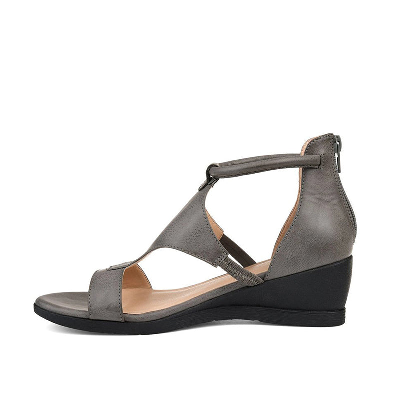 Valenzora | Women's sandal with raised heel and ankle strap