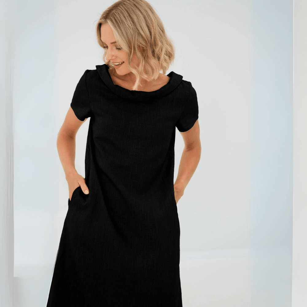 Valenzora | Lässiges Leinenkleid für Damen