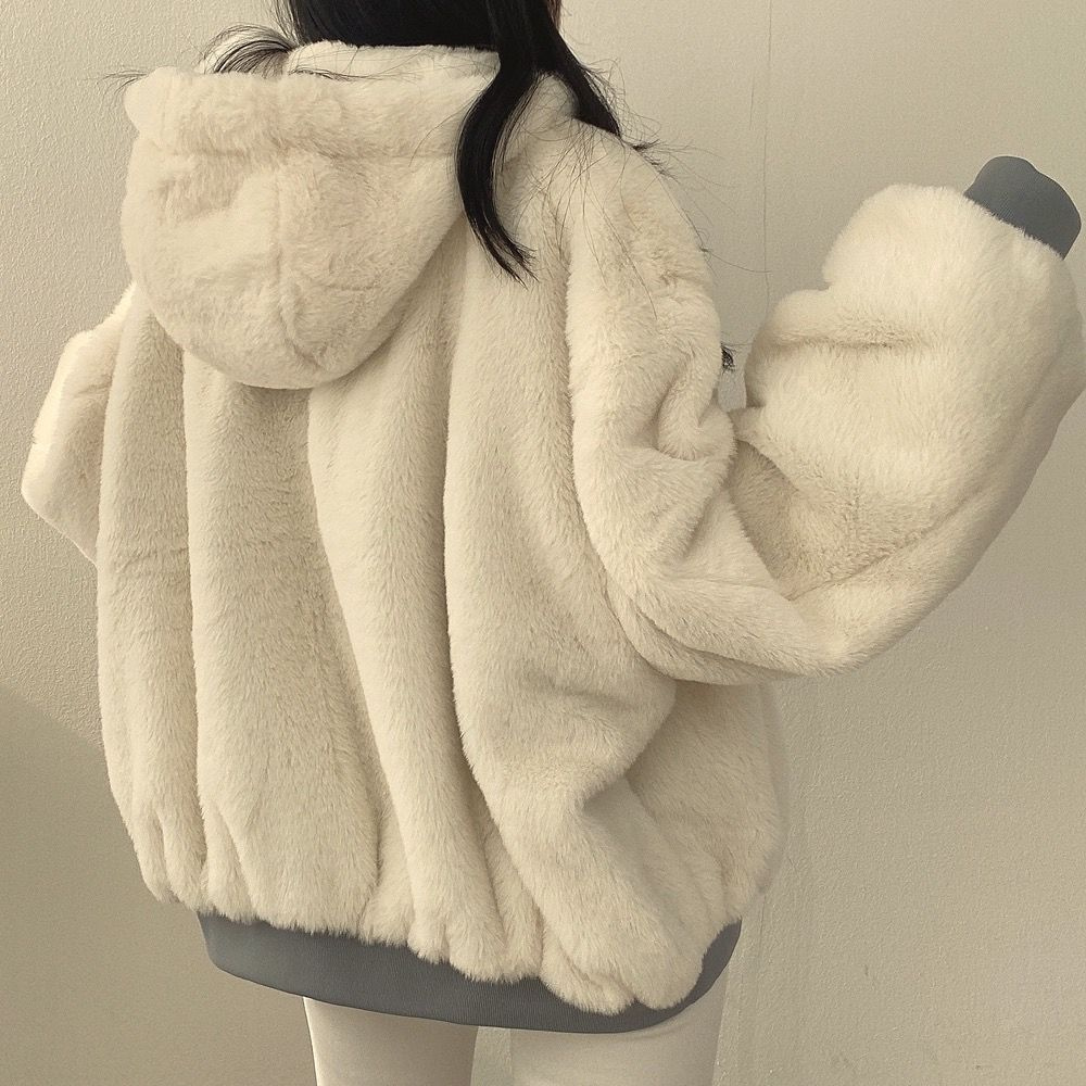 Valenzora Reversible hooded jacket for women