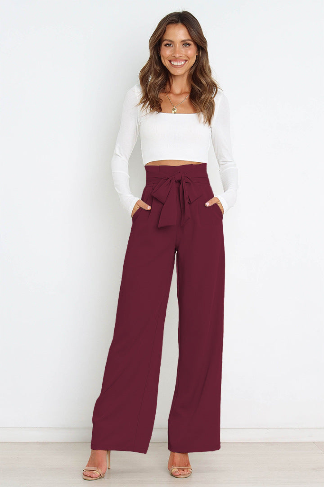 Valenzora | Long Linen Trousers for Women