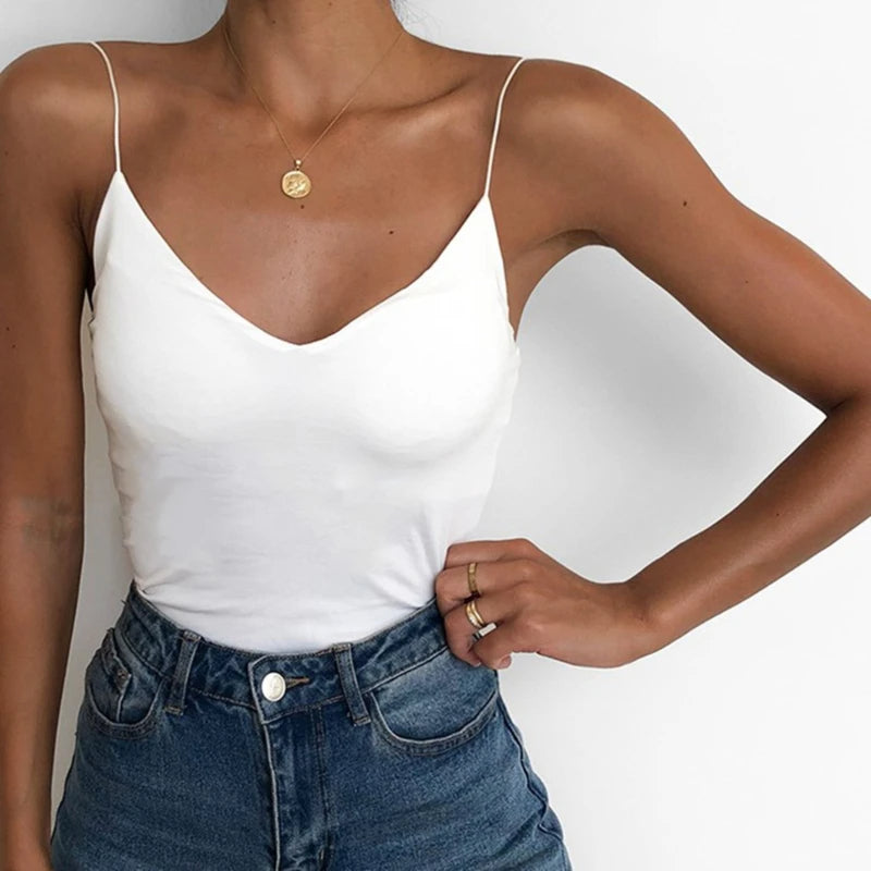 Valenzora | V-neck Spaghetti Top