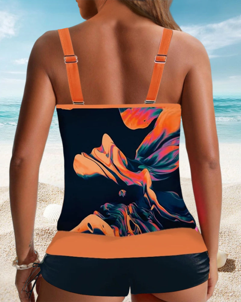 Valenzora | Tankini swimsuit with stylish print