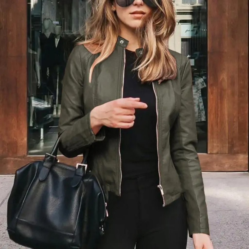 Valenzora - women's leather motorcycle jacket