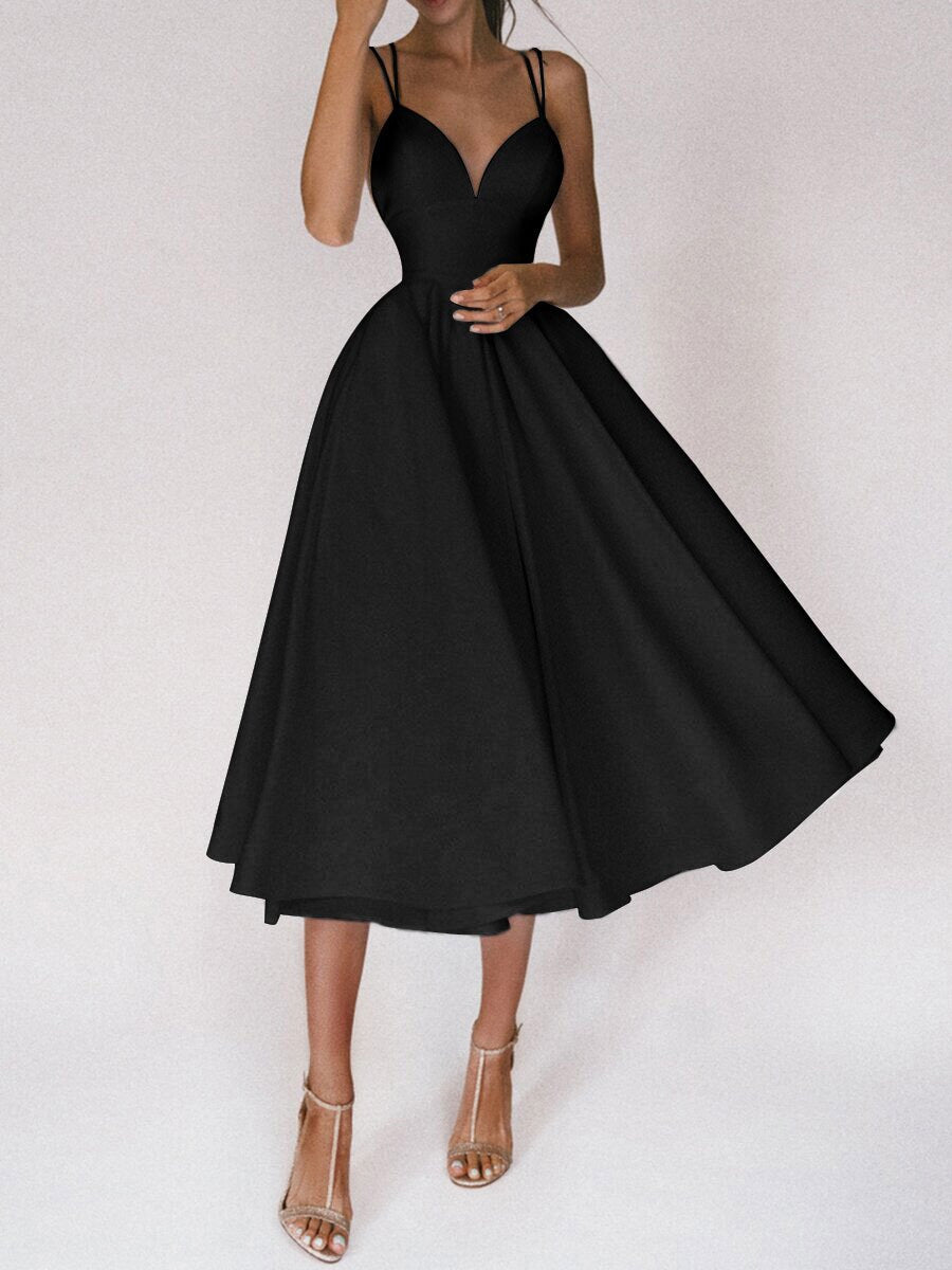 Valenzora Grace | Das elegante Slip-Kleid mit V-Ausschnitt