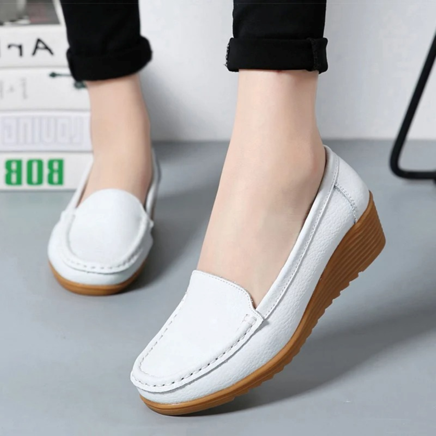 Valenzora – Women's moccasin slip-on style loafers