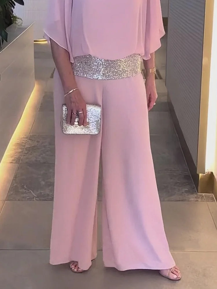 Valenzora | Shimmer in style sequin jumpsuit