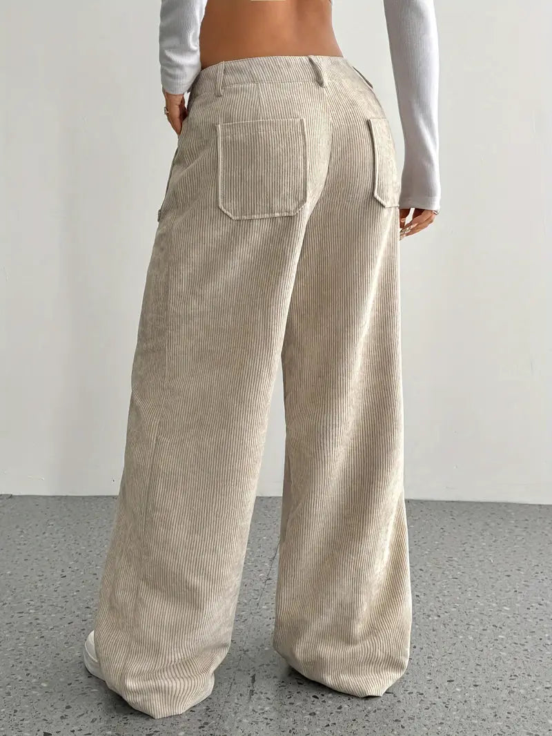 Valenzora | Weite Cordhose für Damen