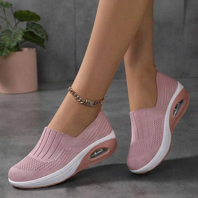 Valenzora | Breathable Slip-on Sneakers with Ergonomic Sole for Women