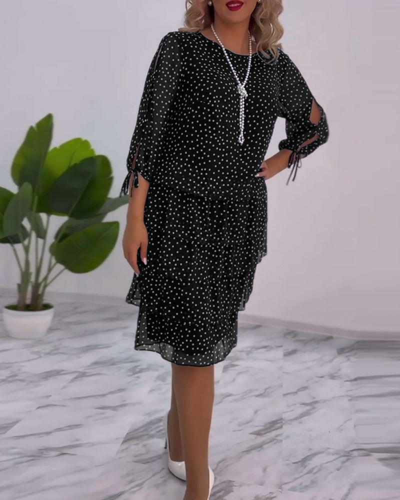 Valenzora | Stylish autumn dress with elegance