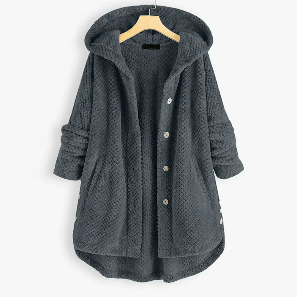 Valenzora | Stylish, super-soft fleece hooded jacket