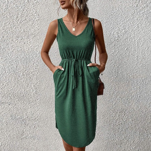 Valenzora – Elegantes Kleid mit Knopfleiste