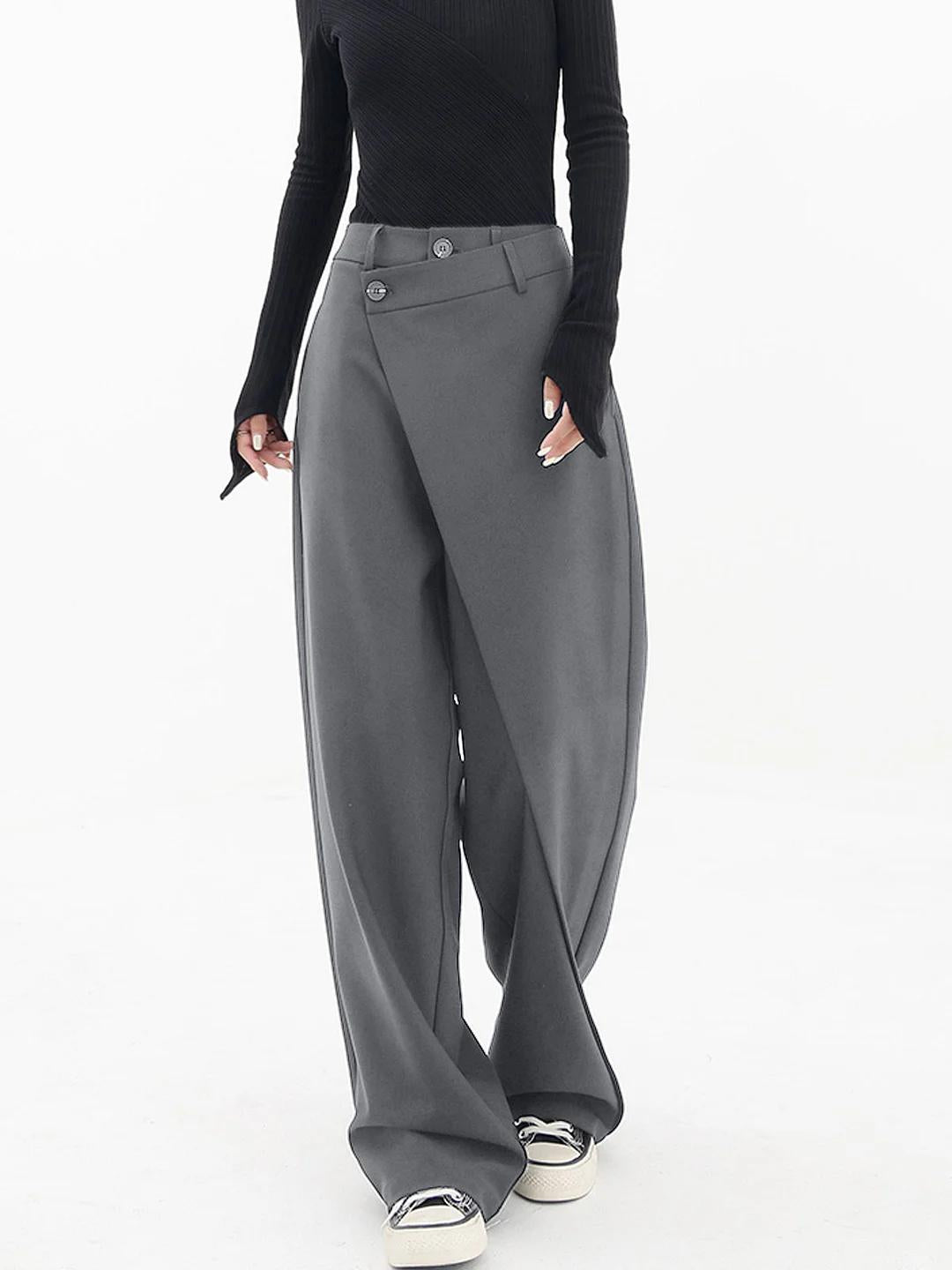 Valenzora | Asymmetrical baggy trousers