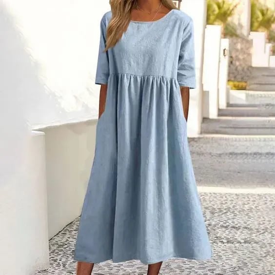 Valenzora | Elegant, comfortable cotton dress