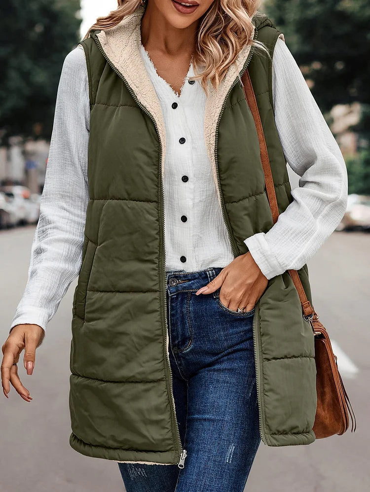 Valenzora | Jamia Reversible Hooded Vest