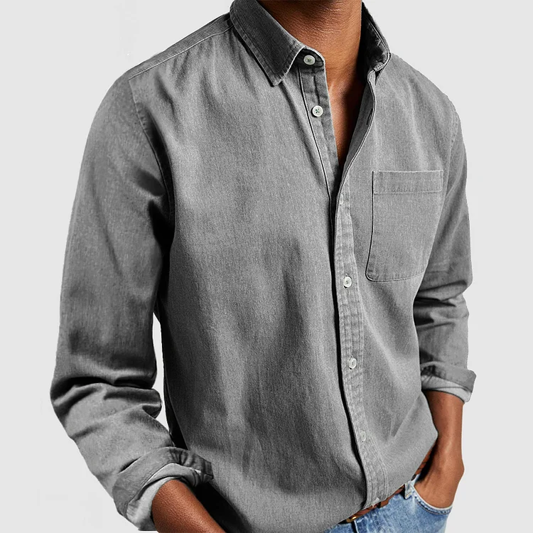 Valenzora | A comfortable long-sleeved shirt with a collar