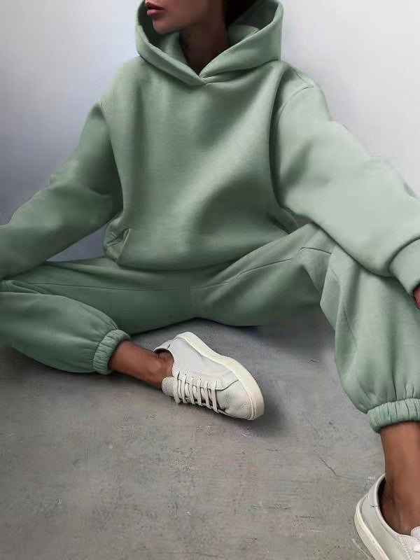 Valenzora | Part Jogging Suit - Oversized Tracksuit with Hood and Sweatpants