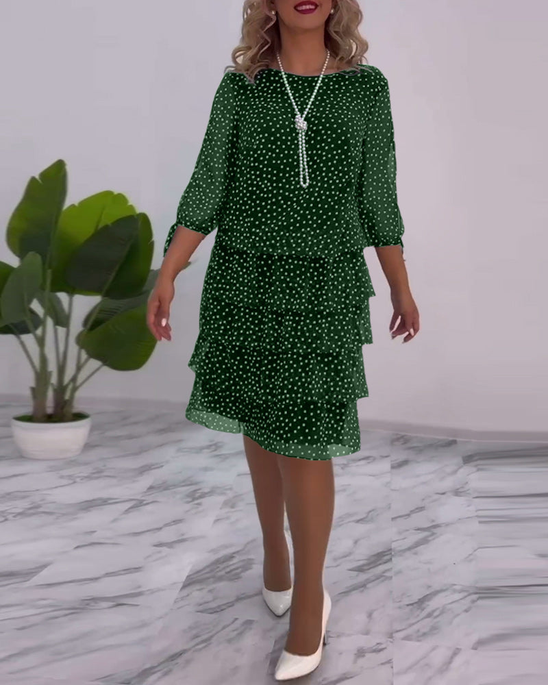 Valenzora | Stylish autumn dress with elegance