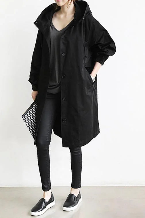 Valenzora - Women's oversized lightweight trench coat for relaxed chic
