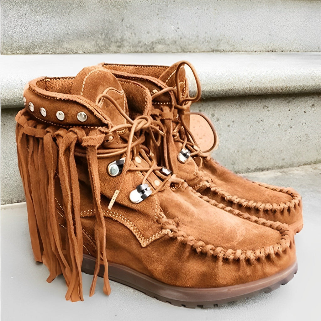 Valenzora | Leichte Wildlederstiefel mit rutschfester Sohle für Komfort