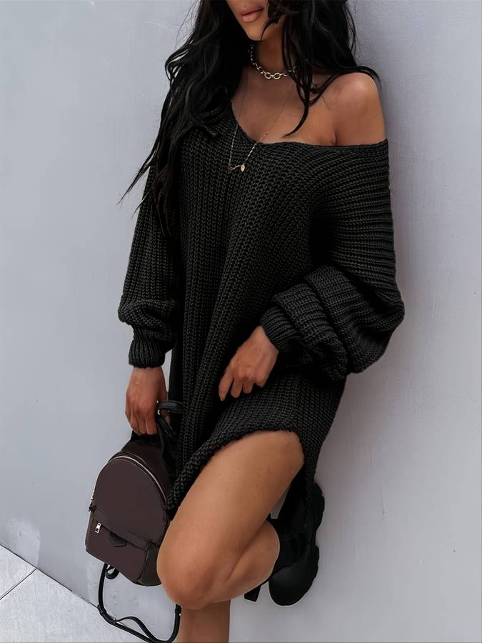 Valenzora - Oversized Knit Dress