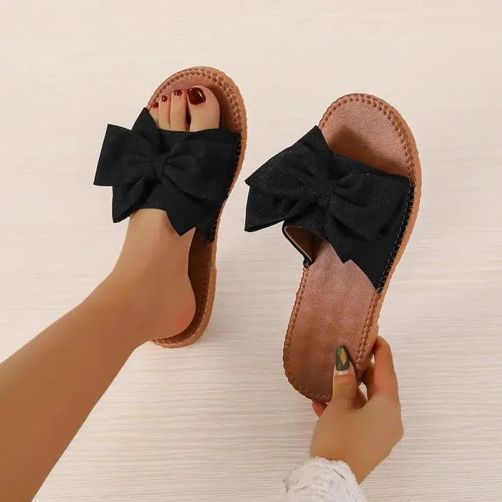 Valenzora | Comfortable Chic Flat Shoes with Bow