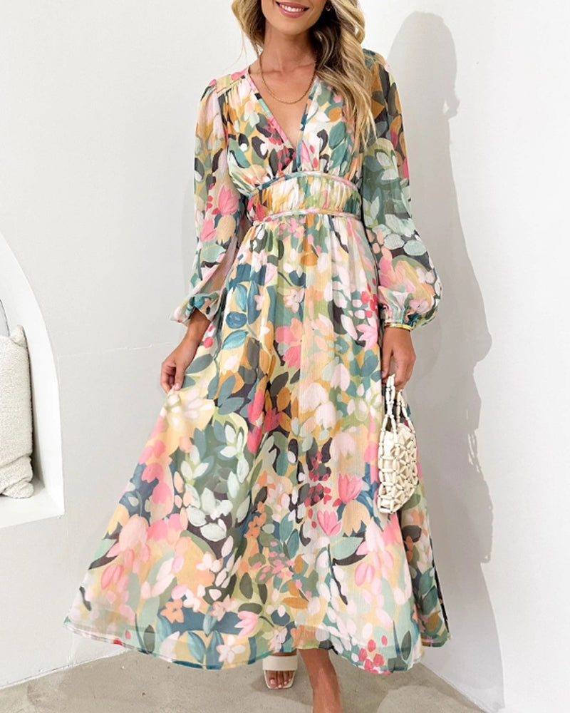 Valenzora | Elegantes Blumenkleid