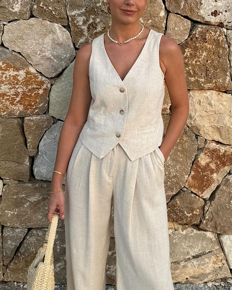 Valenzora | Vest and trousers set