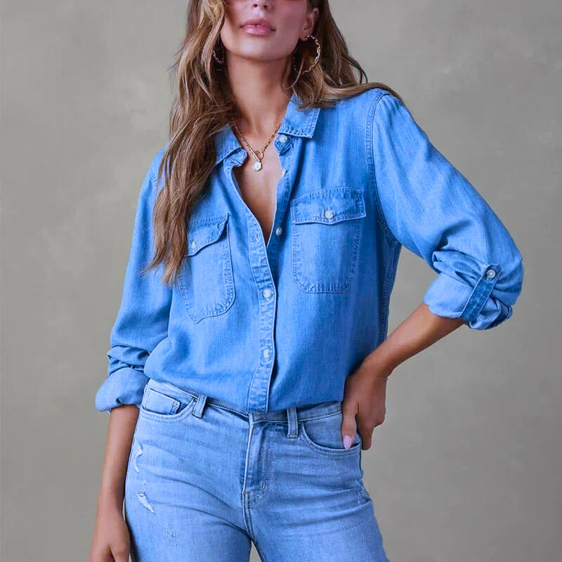 Valenzora | Jeansbluse für Damen