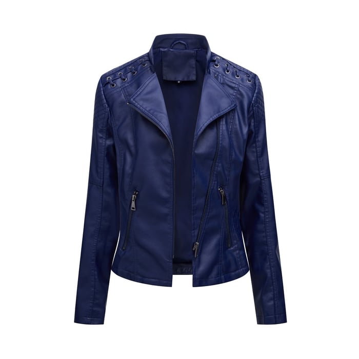 Valenzora | Washed Lammlederjacke