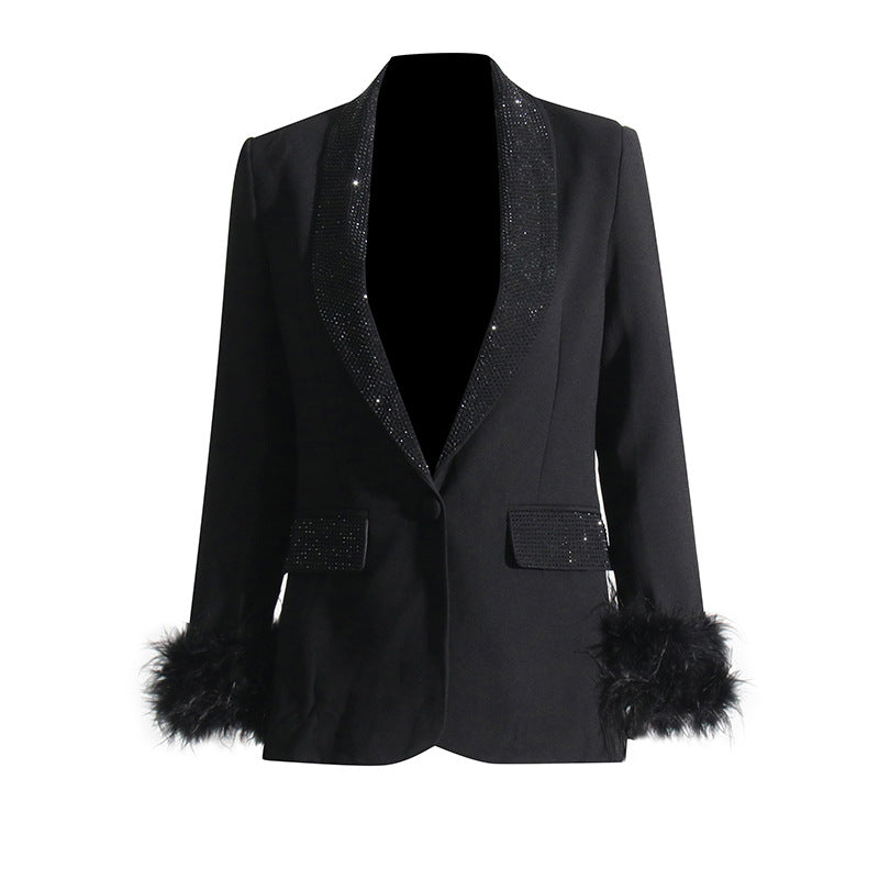 Valenzora women's suit made of fine polyester