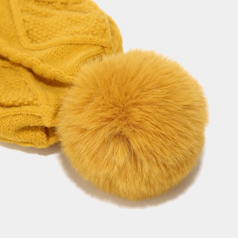 Valenzora | 3-piece knitted accessory set - stylish women's hat, scarf and gloves