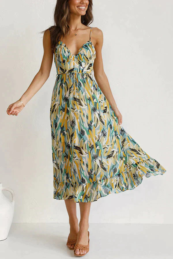 Valenzora - Colorful cocktail dress