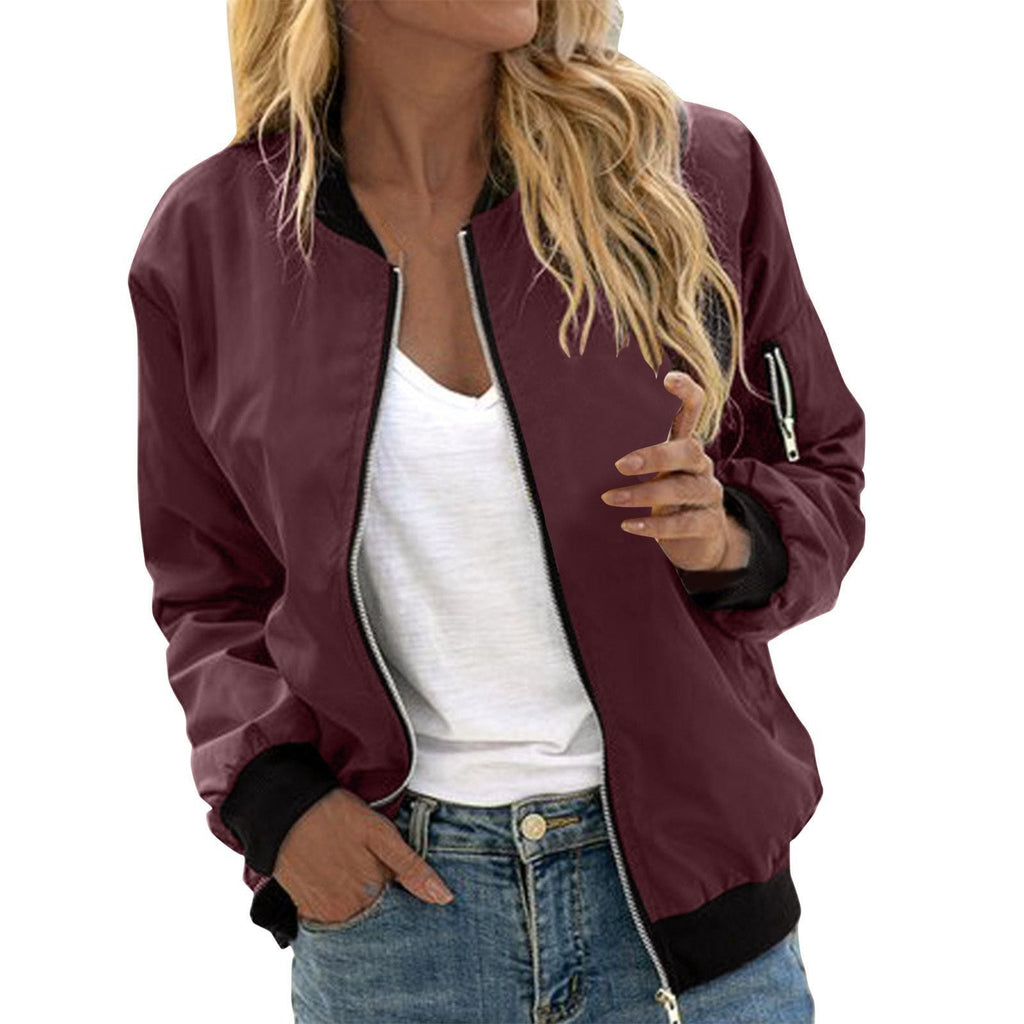 Valenzora | Stylish Classic Bomber Jacket with Pockets - Perfect for Any Occasion