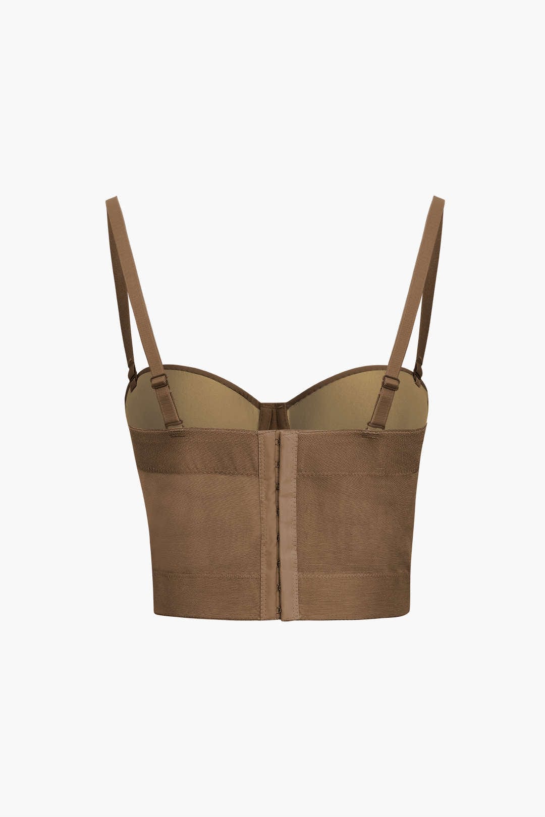 Valenzora | Figure-hugging bustier top with underwire cups and transparent mesh structure