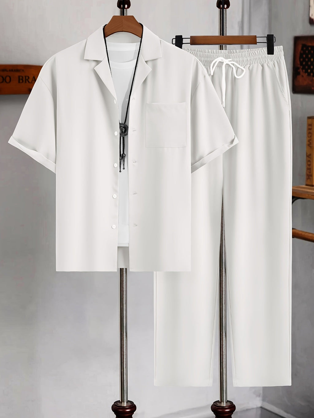Valenzora | Summer outfit set in a single color