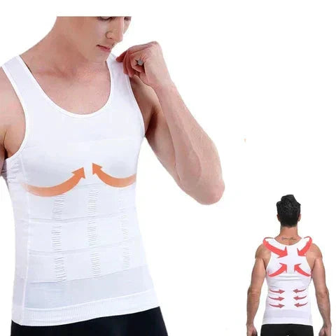 Valenzora | Slim Fit Compression Body Shaper with Tummy Control and Invisible Undershirt Design