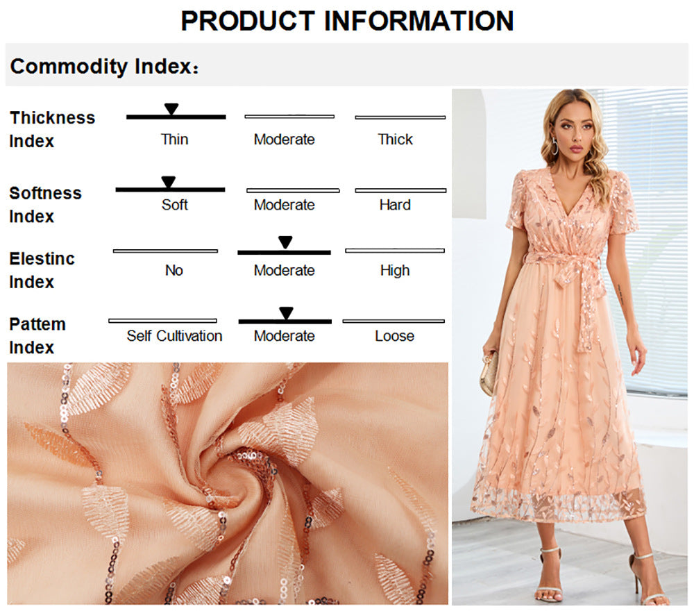 Valenzora - Midi dress with sequins