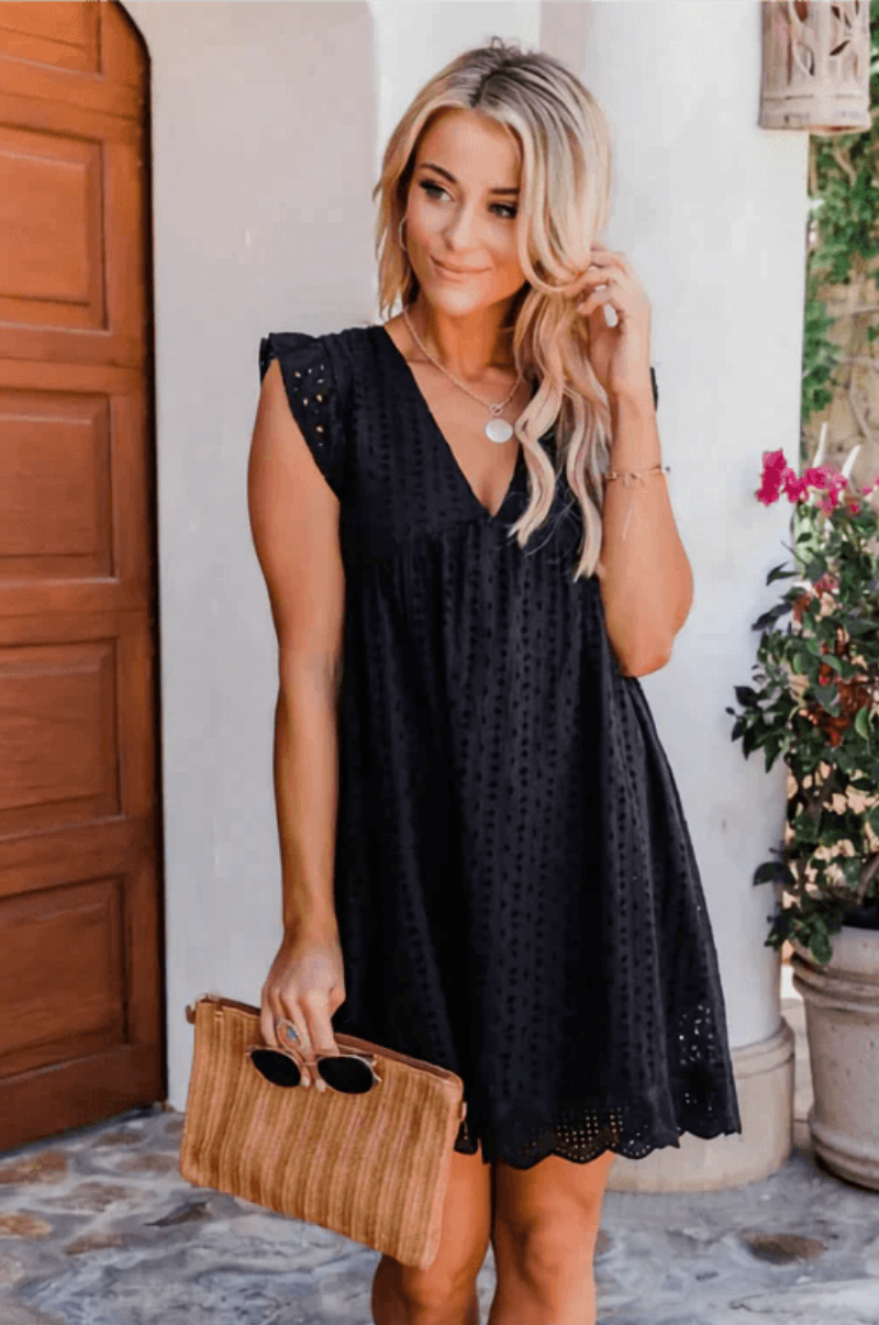 Valenzora | Damen-Sommerkleid mit Hose Bequemes Damenkleid