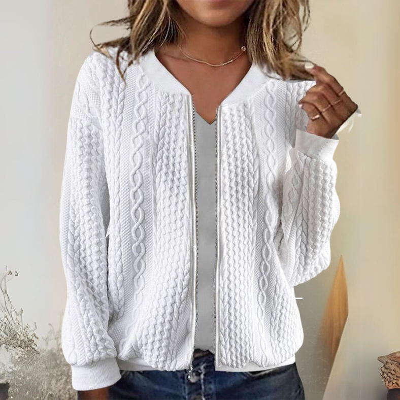 Valenzora | Comfortable zip-up jacket for women