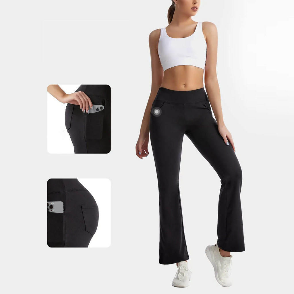Valenzora | Sportliche Schlaghose mit hoher Taille