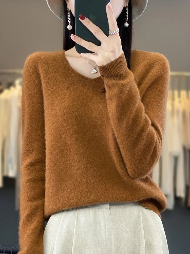 Valenzora | Damen Kaschmir Pullover, Eleganter V-Ausschnitt, Weich & Bequem