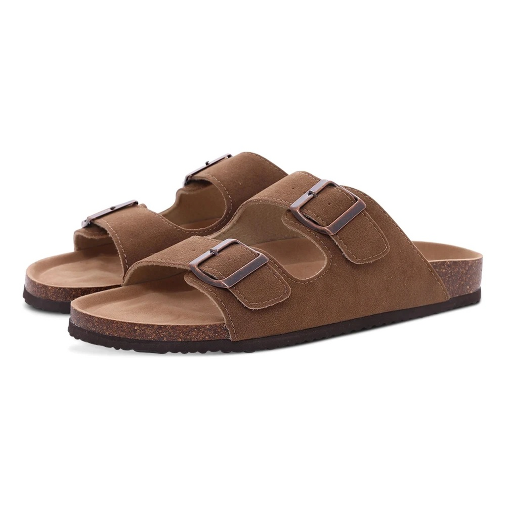 Valenzora | Wildleder-Sandalen für Damen mit doppelter Riemenführung
